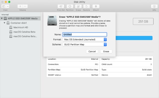 best format for mac hard drive for new os install